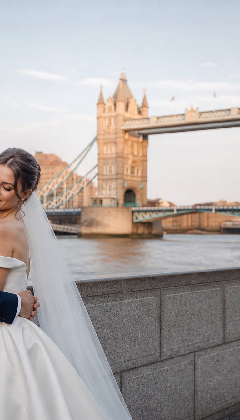 Свадьба в Лондоне — реальная история пары WedTour, Темза, Tower Bridge