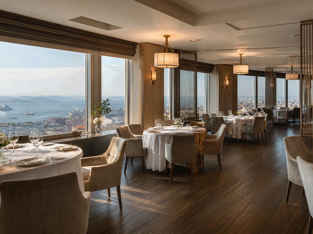 Ресторан в отеле Azimut Vladivostok