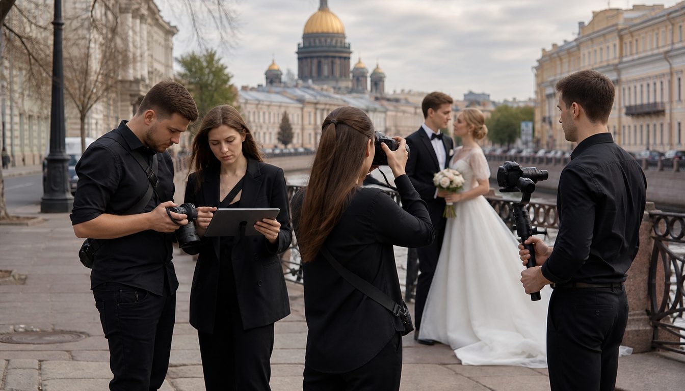 Компактная команда WedTour — универсальные профессионалы на свадьбе в Петербурге