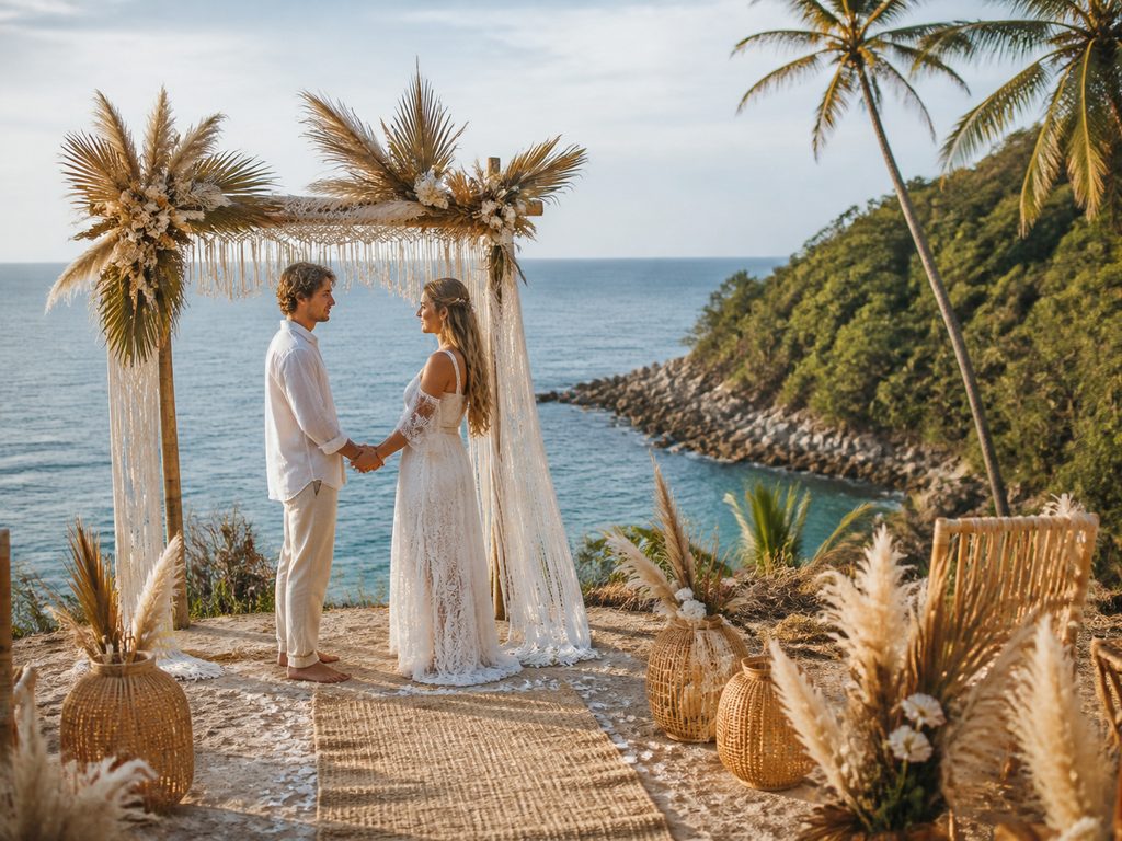 Свадьба на Пангане — бохо, уединённые бухты, WedTour