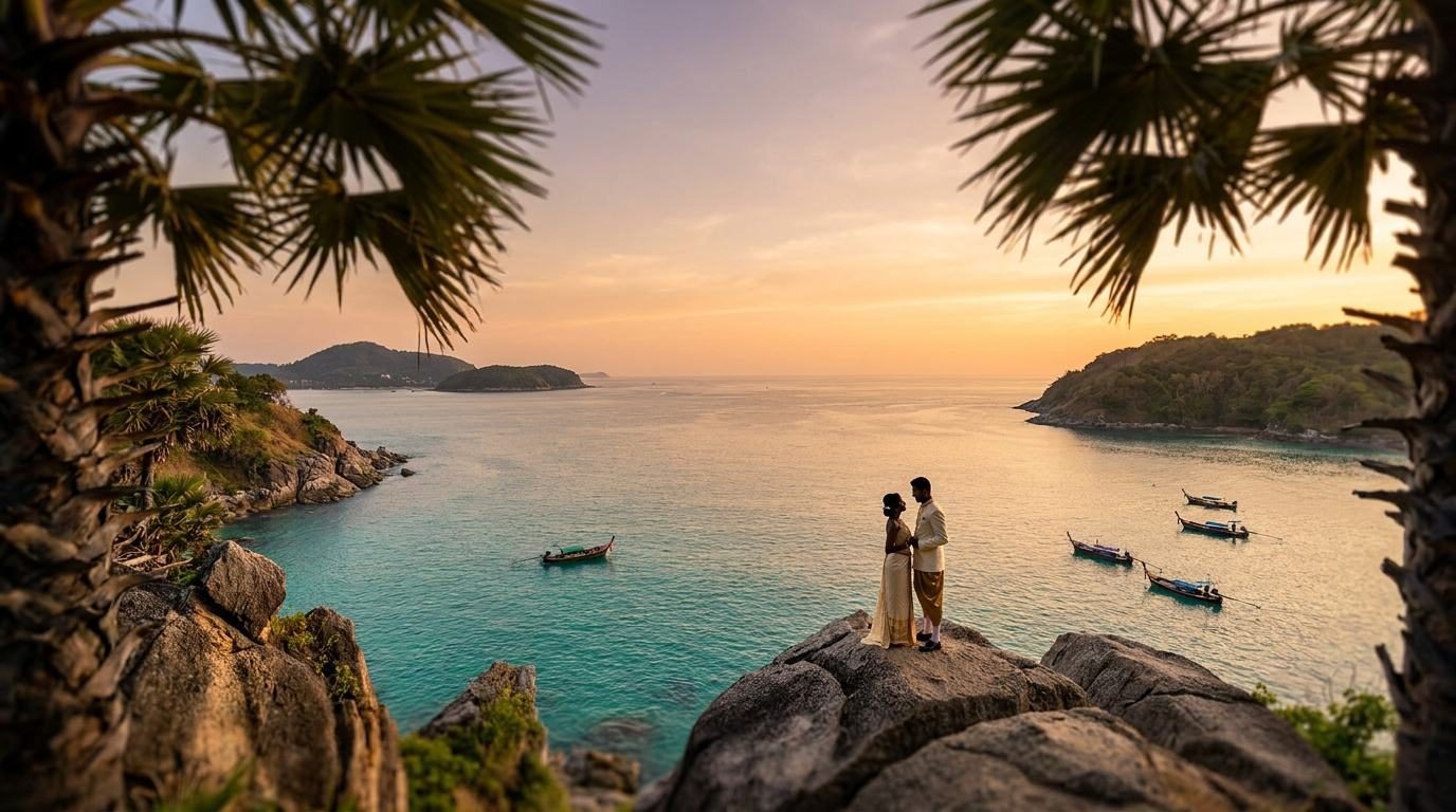 Фотосессия на смотровой Пхукета над Андаманским морем